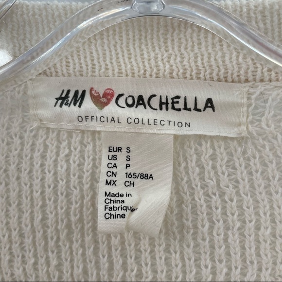 H&M Coachella Boho Cream Cardigan - Picture 11 of 12